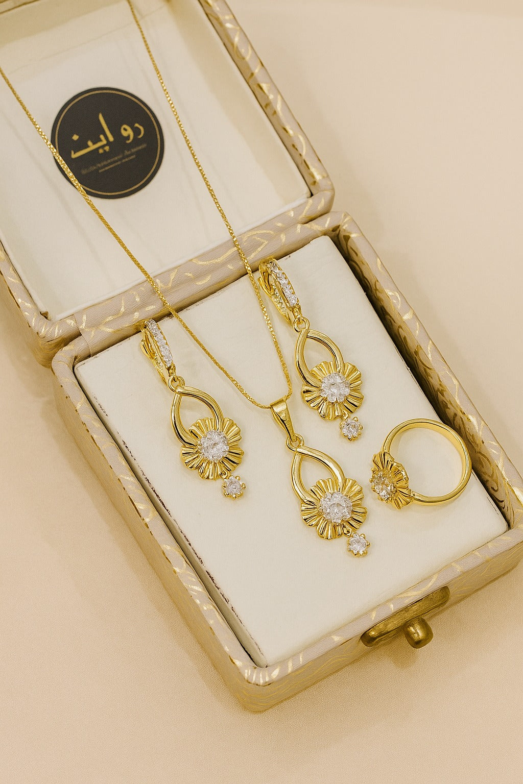 Zircon Locket Set-38 (White)