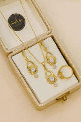 Zircon Locket Set-38 (White)