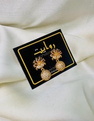 Zircon Earring-112 (Golden)