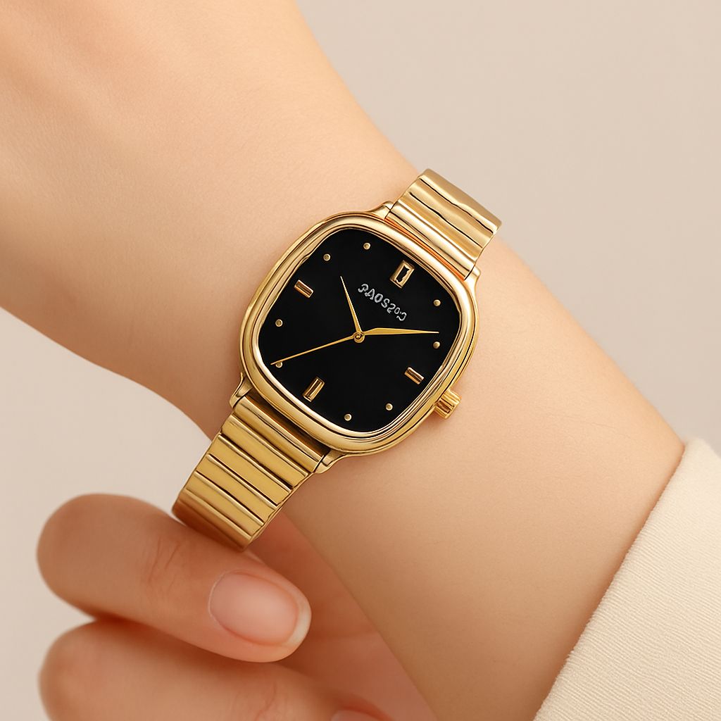 Rawayat Ladies Watch-22 (Golden/Black)