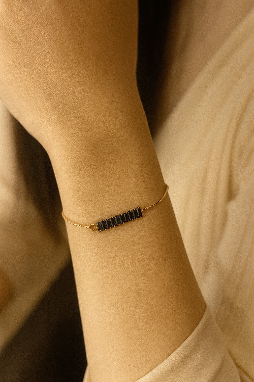Adjustable Bracelet-213 (Black)