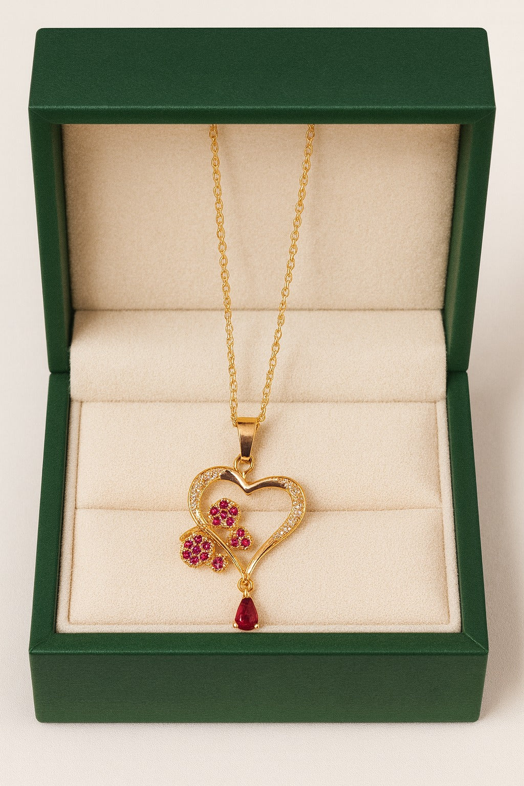 Zircon Pendant-243 (Maroon)