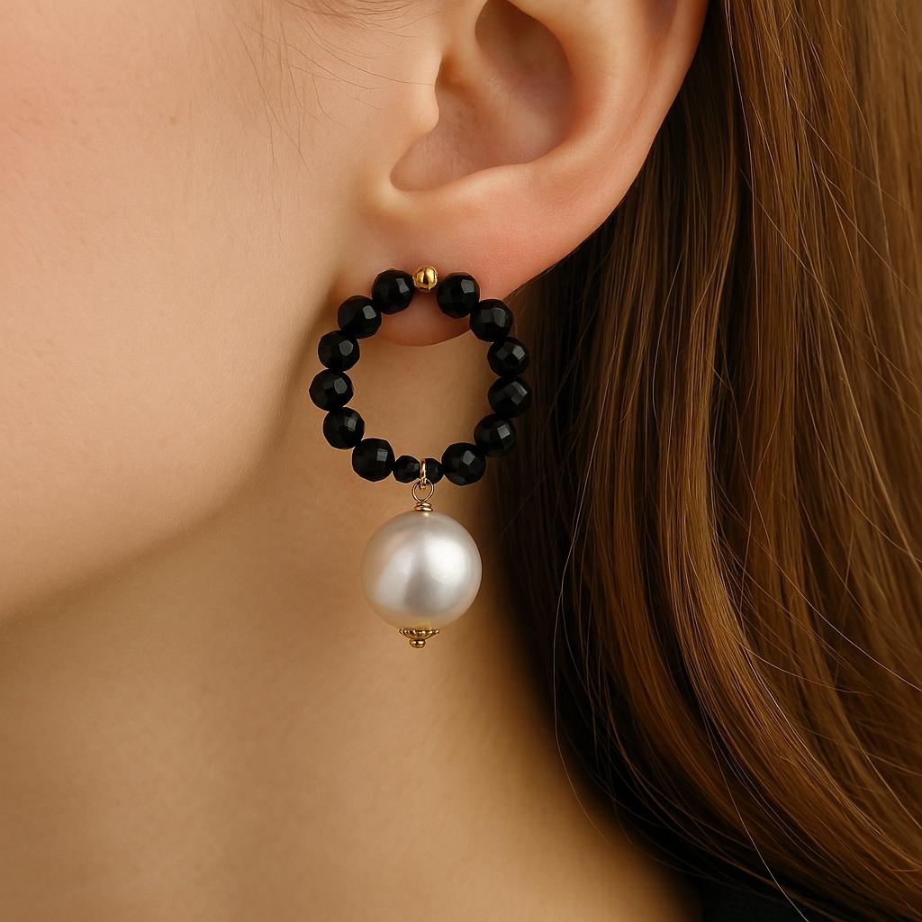 Fancy Earring-362 (Black)