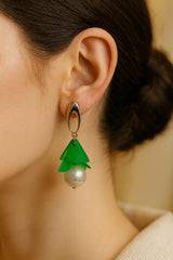 Fancy Earring-358 (Green)