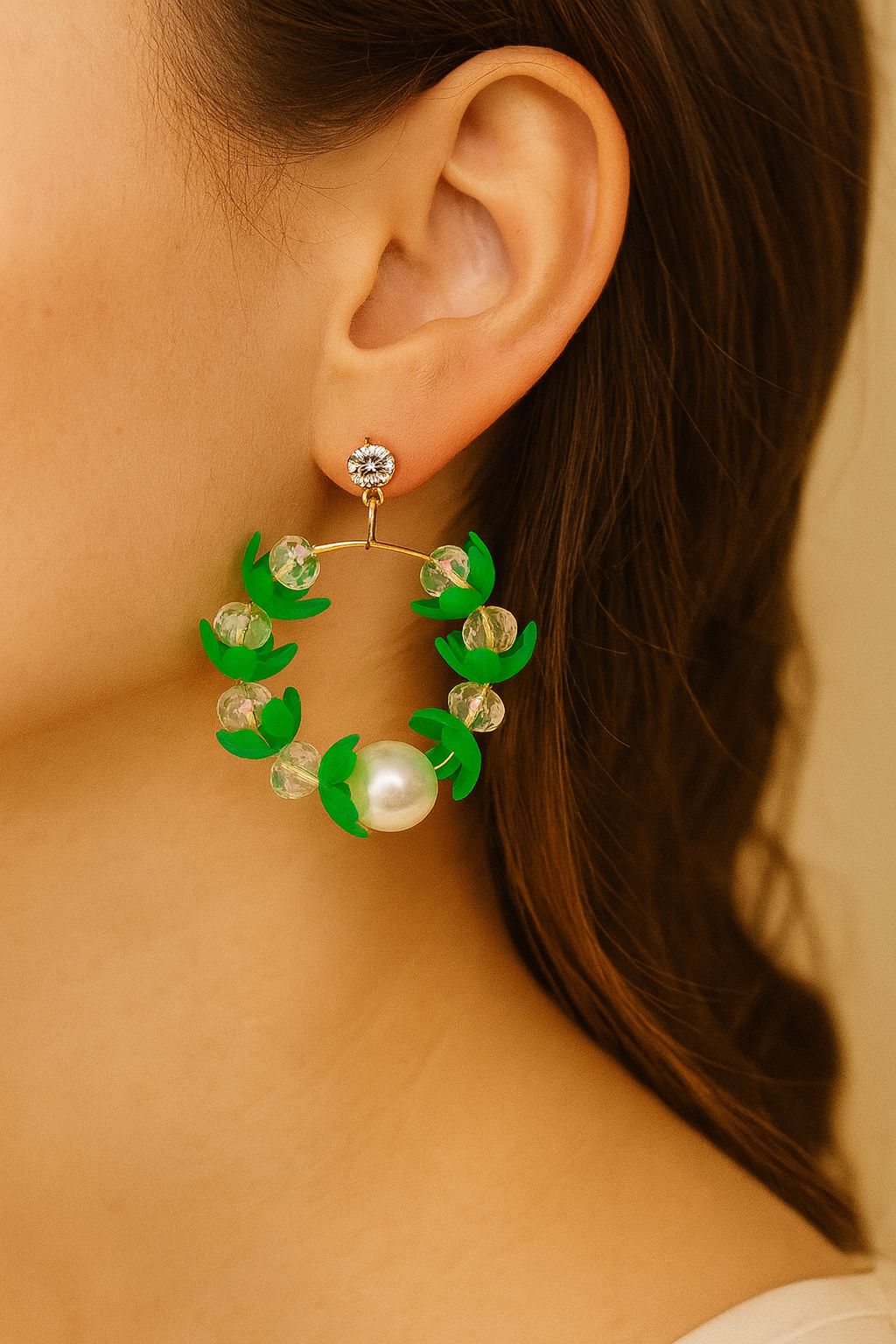 Fancy Earring-353 (Green)
