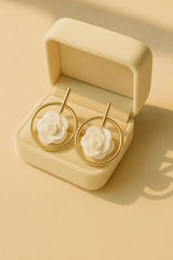 Fancy Earring-372 (White)