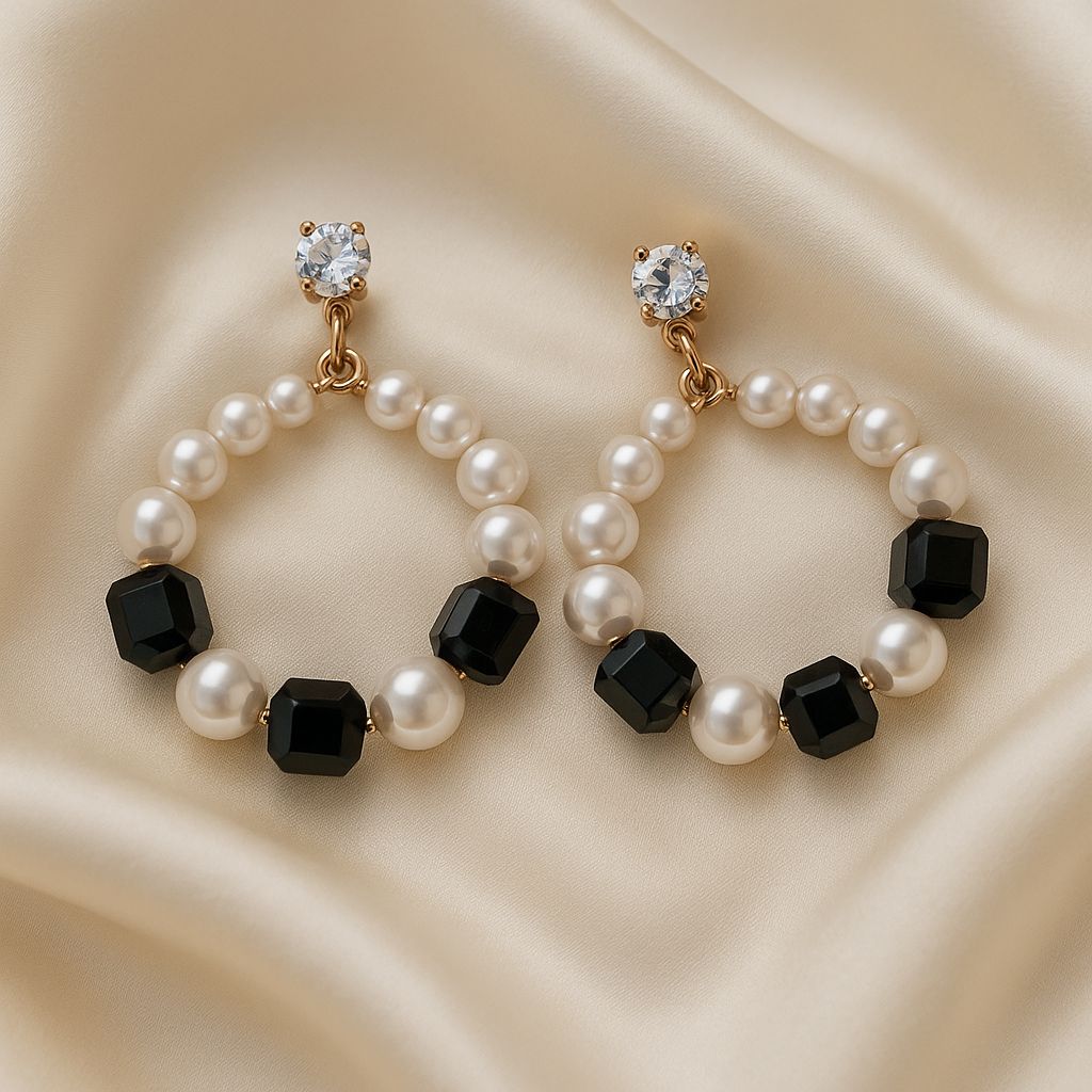 Fancy Earring-365 (Black)