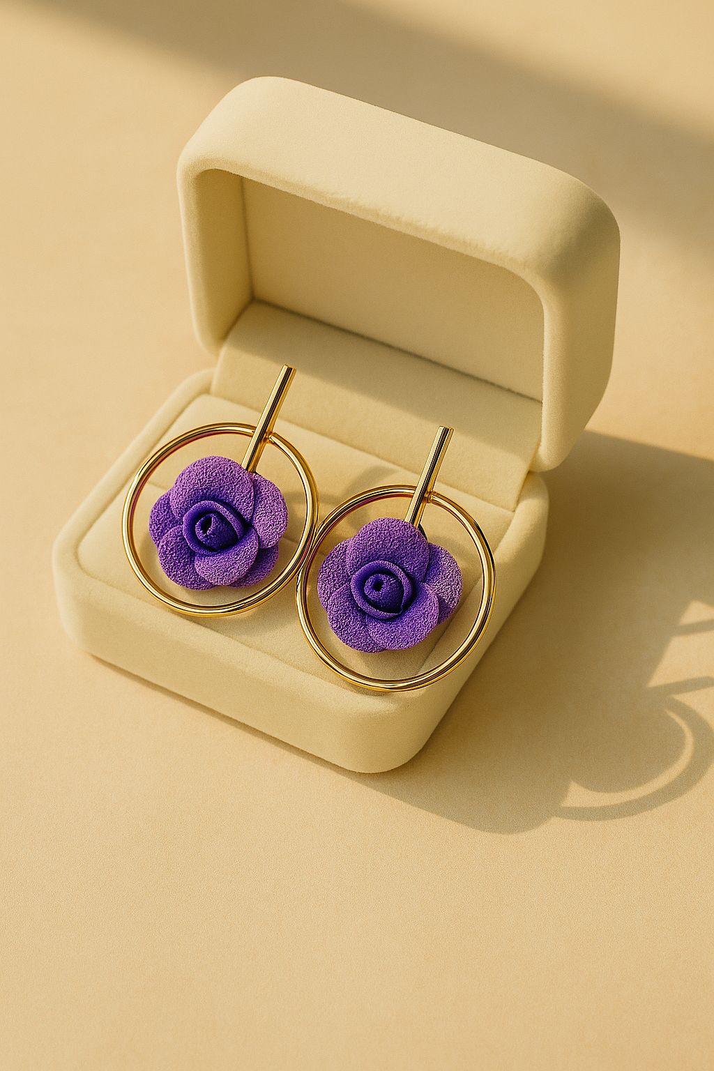 Fancy Earring-372 (Purple)