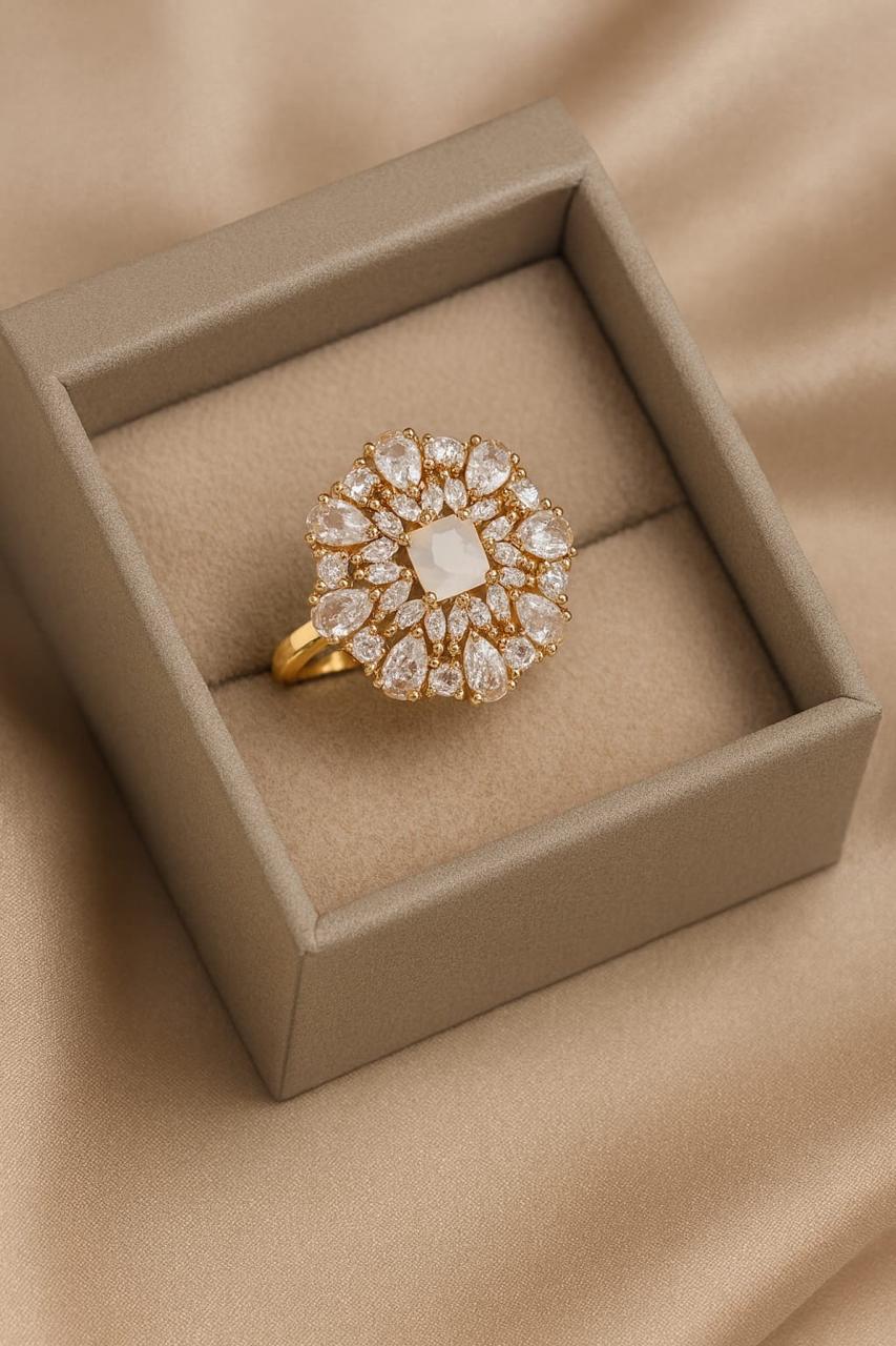 Zircon Ring-154 (White)