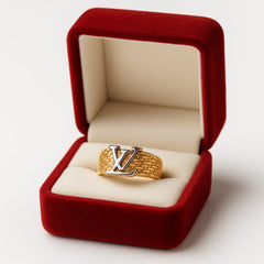 Gold Plated Ring-184 (Golden)