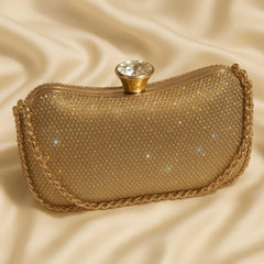 Fancy Clutch-10074 (Golden)