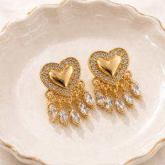 Zircon Earring-253 (White)