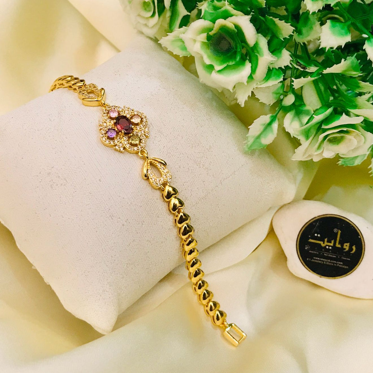 Zircon Bracelet-10 (Multi)