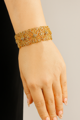 Zircon Bracelet-24 (Golden)