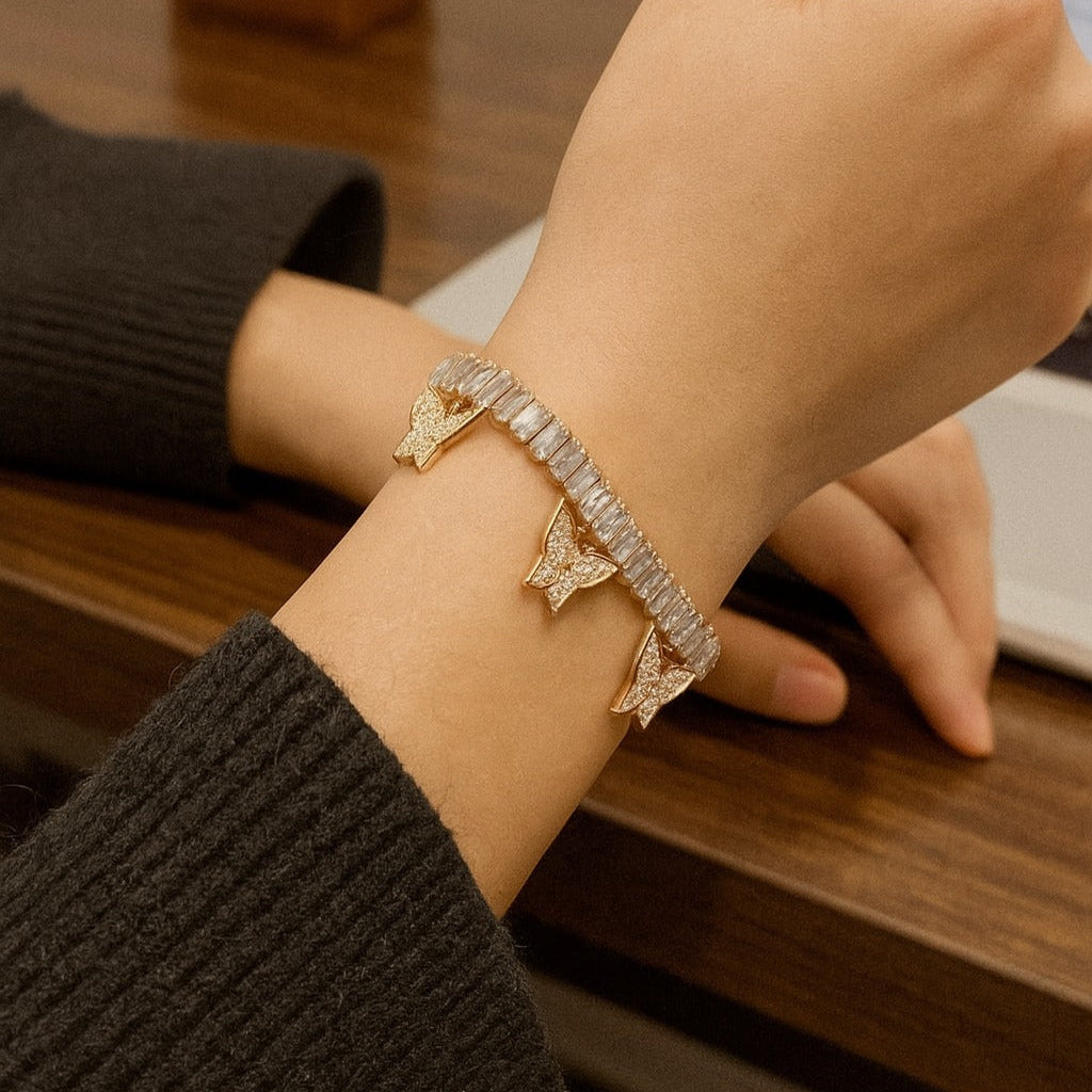 Zircon Bracelet-28 (White)