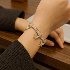Zircon Bracelet-28 (White)