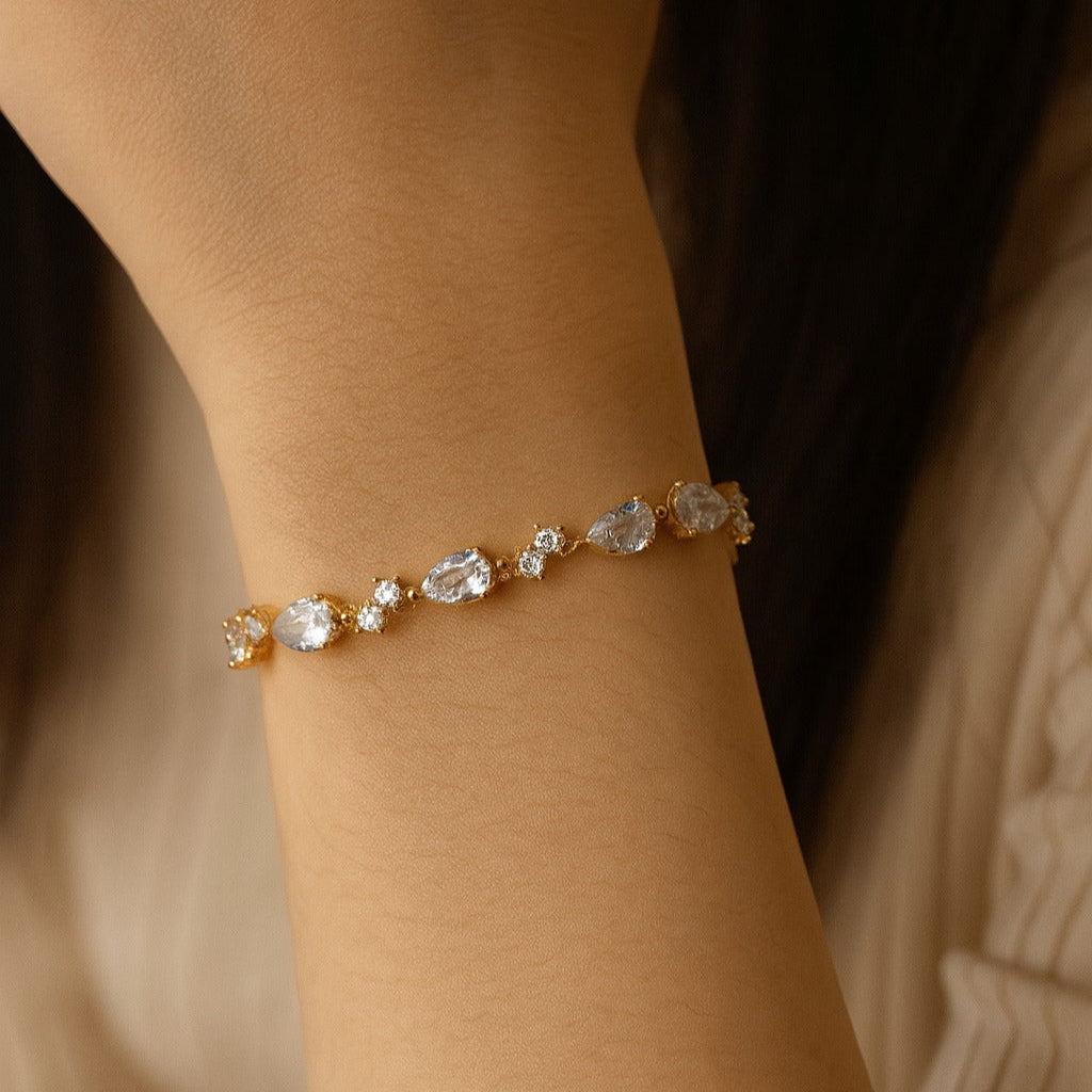 Zircon Bracelet-34 (White)