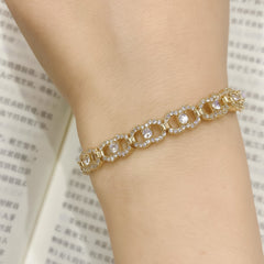Zircon Bracelet-40 (White)