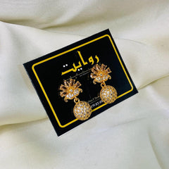 Zircon Earring-112 (Golden)