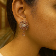 Zircon Earring-115 (Golden)