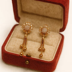 Zircon Earring-60 (Golden)