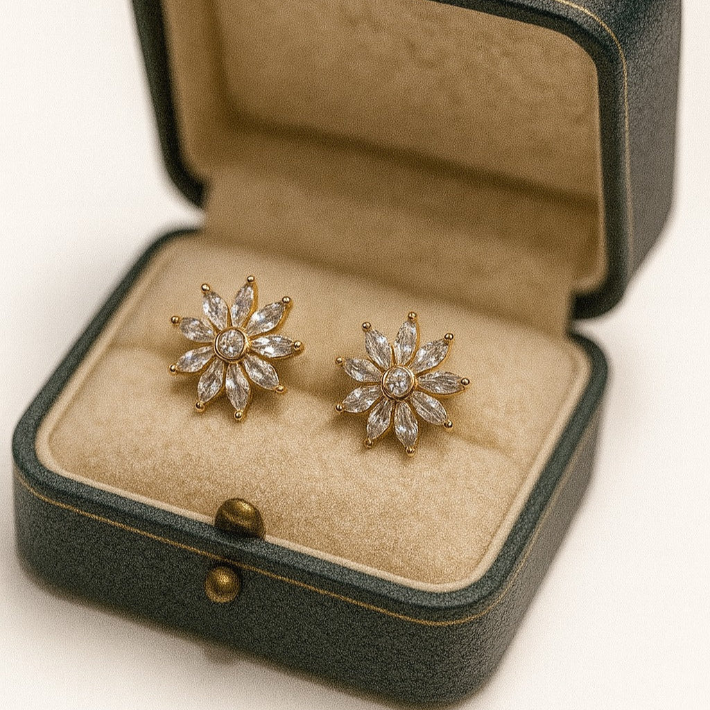 Zircon Fancy Studs-141 (White)
