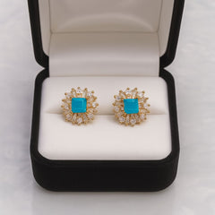 Zircon Fancy Studs-148 (Ferozi)