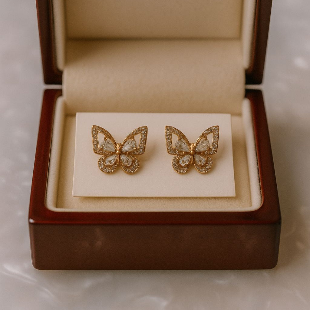 Zircon Fancy Studs-154 (White)