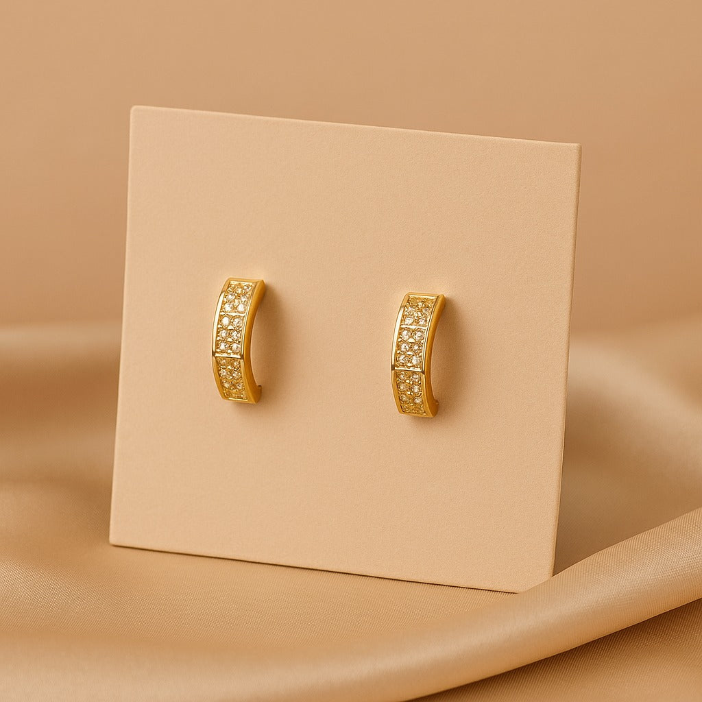 Zircon Fancy Studs-161 (Golden)