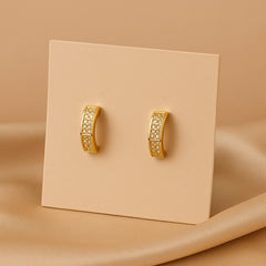 Zircon Fancy Studs-161 (Golden)