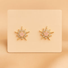 Zircon Fancy Studs-162 (Pink)