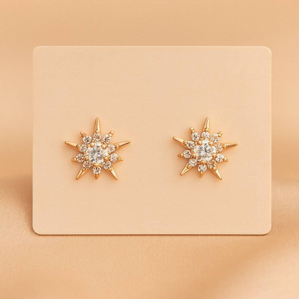 Zircon Fancy Studs-162 (White)