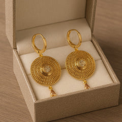 Zircon Hoop Bali-10 (Golden)