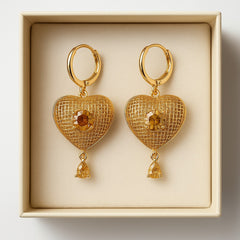 Zircon Hoop Bali-12 (Golden)