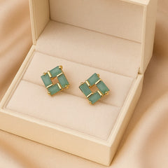 Zircon Hoop Bali-24 (Mint Green)