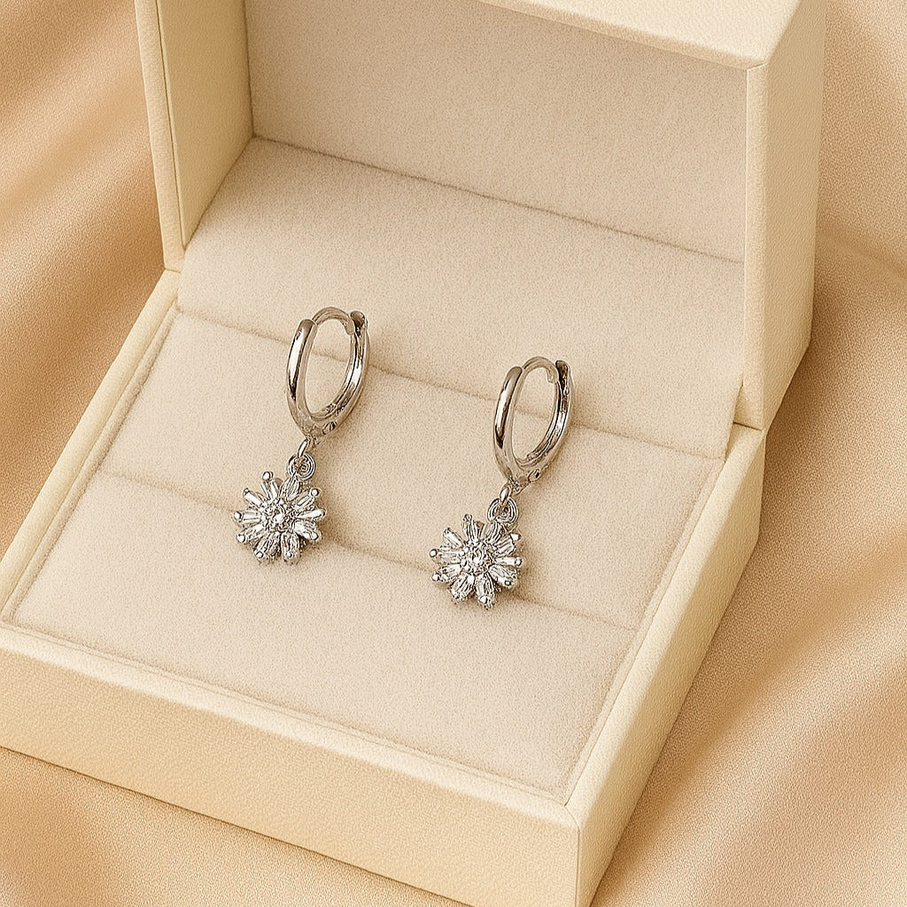 Zircon Hoop Bali-18 (Silver)