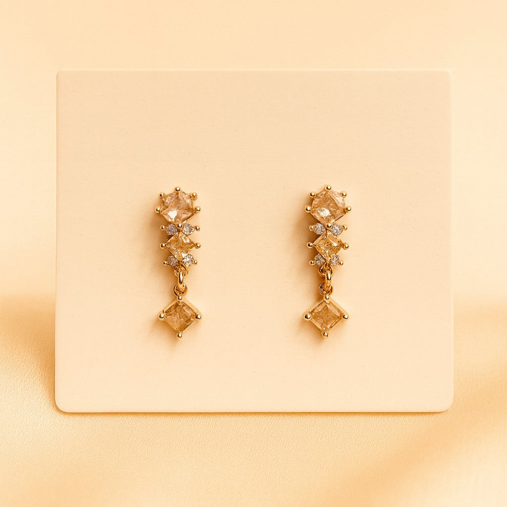Zircon Hoop Bali-25 (Golden)