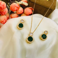 Zircon Locket Set-36 (Green)