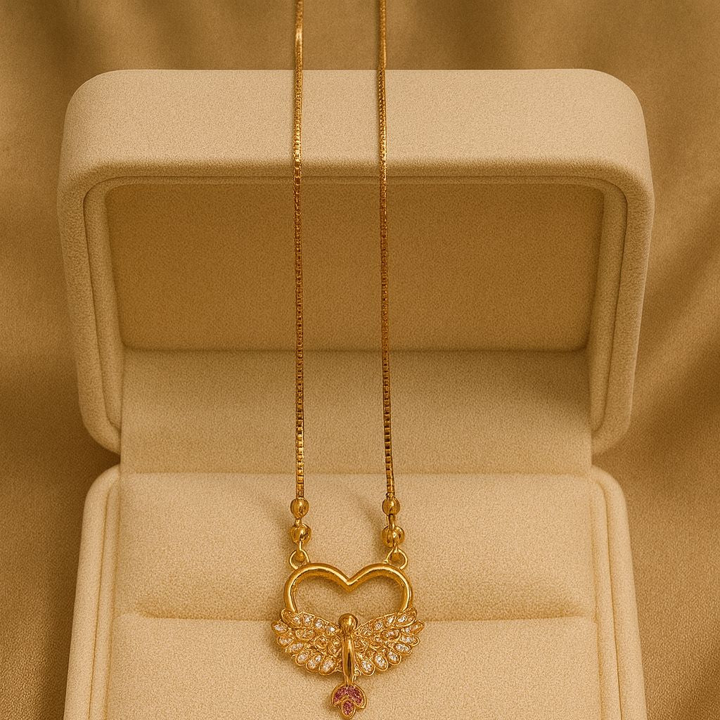Zircon Pendant-184 (Ruby) (Bird)
