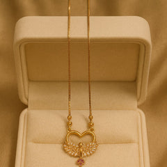Zircon Pendant-184 (Ruby) (Bird)