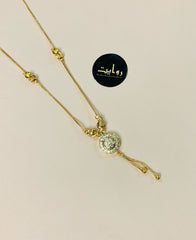 Zircon Pendant-188 (Golden)