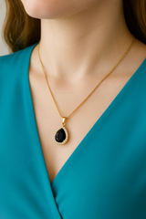 Zircon Pendant-210 (Black)
