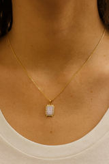 Zircon Pendant-215 (White)