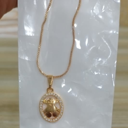 Zircon Pendant-219 (Golden)