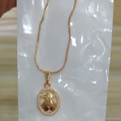 Zircon Pendant-219 (Golden)