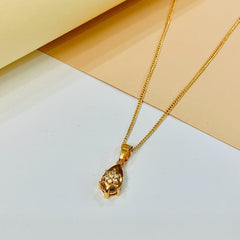 Zircon Pendant-227 (Golden)