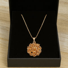 Zircon Pendant-234 (Golden)