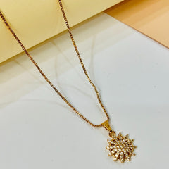 Zircon Pendant-237 (Golden)