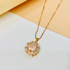 Zircon Pendant-238 (Pink)