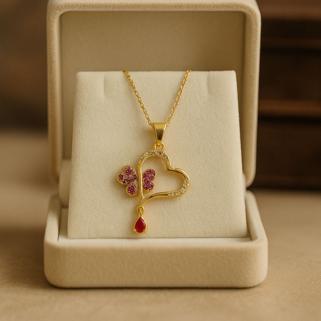 Zircon Pendant-243 (Maroon)